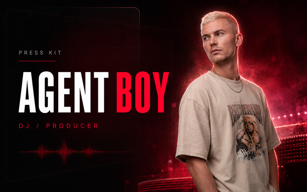 AGENTBOY press kit cover